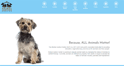 Desktop Screenshot of animaljusticecenter.org